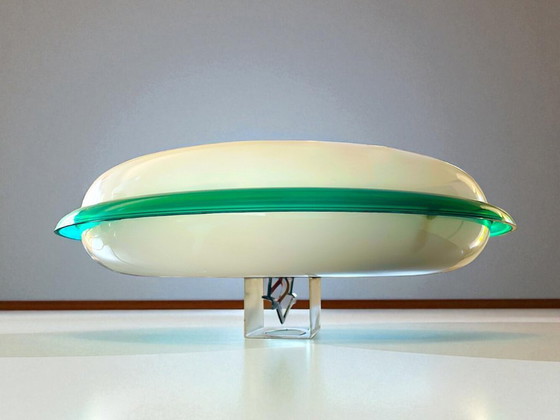 Image 1 of Plafonnier encastré surdimensionné et élégant de l'ère spatiale