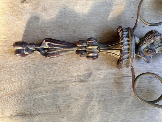 Antique or vintage wall candle holders – Wood, Iron (photo 3 of 7)