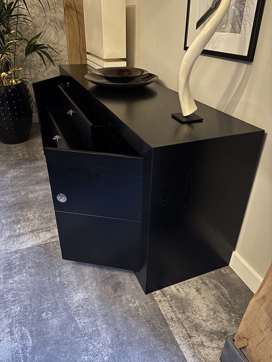 Image 1 of Bellissima credenza nera lunga 220