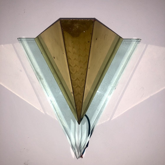 Image 1 of 5x triangle vintage lampe murale moderne