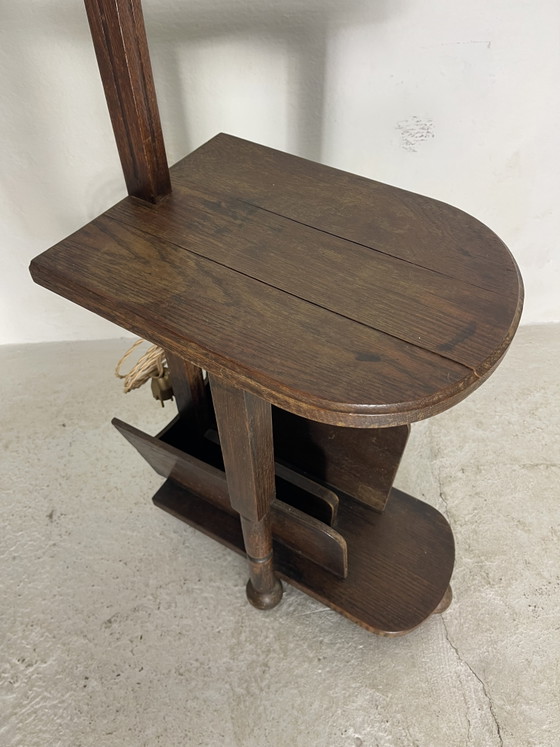 Image 1 of Vintage Staande Lamp Lectuur Bak