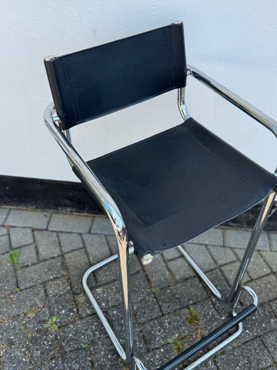 Image 1 of Sgabello Bauhaus in acciaio tubolare