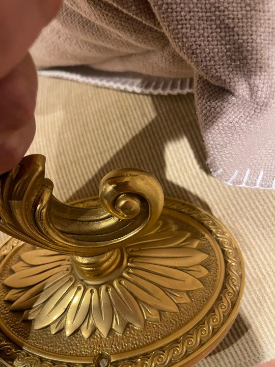 Image 1 of 3 Laudarte wall lights, luxury lamps, bronze, 24k gold plated