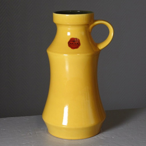 Bay Keramik West Germany - Large Vintage Vase 239-30 Bright Yellow Space Age 1960s – vazen, Ceramic