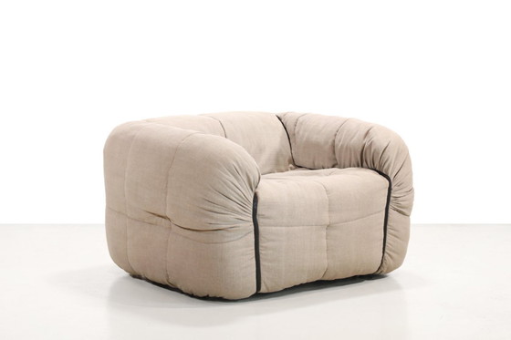 Image 1 of Sillón de tiras Cini Boeri con puf para Arflex, Italia, década de 1970