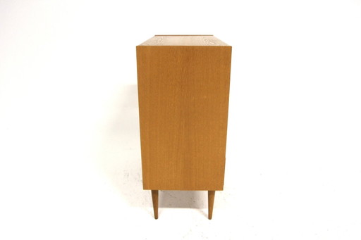 Cassettiera Scandinava in Rovere, Svezia, 1960