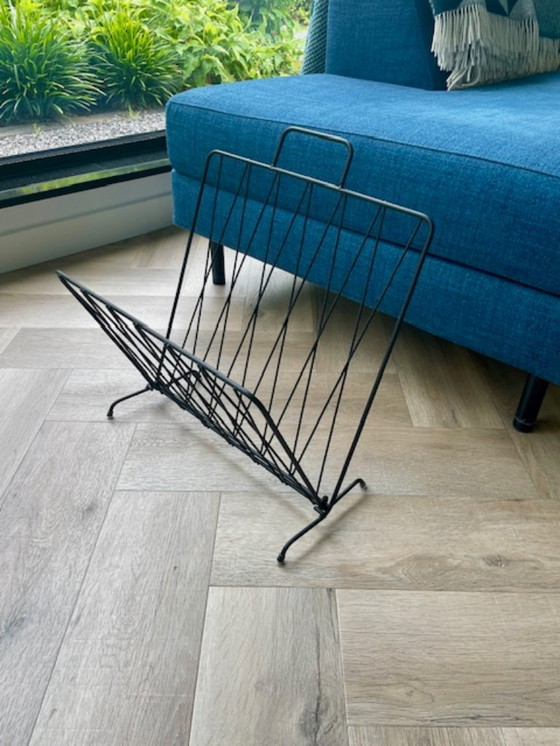 Image 1 of Present Time - Zeitschriftenhalter Diamond Grid - Schwarz