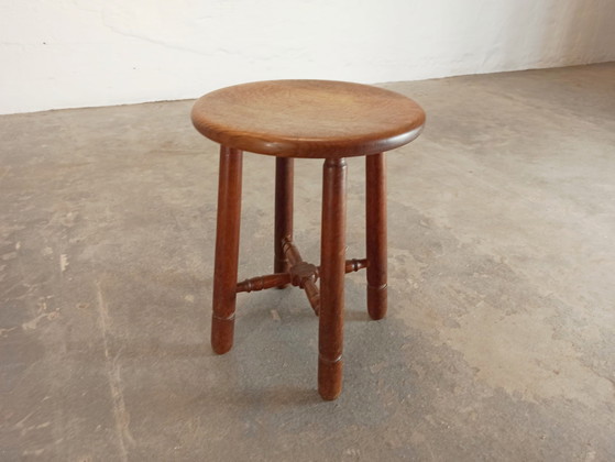 Image 1 of Vintage wooden stool 