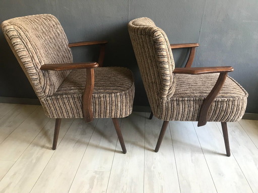 2 x Fauteuils de cocktail Vintage Jr. 50