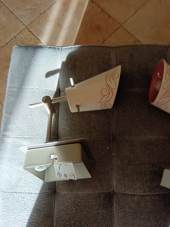 Image 1 of 2 appliques murales artisanales en céramique et métal par G Deidda