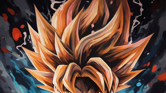 Image 1 of Alberto RICARDO - Dragon Ball 2 - Artist canvas