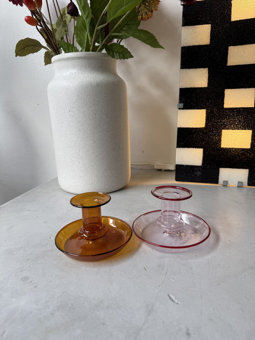 3 design candlesticks - YAH + &Klevering (separate or set)