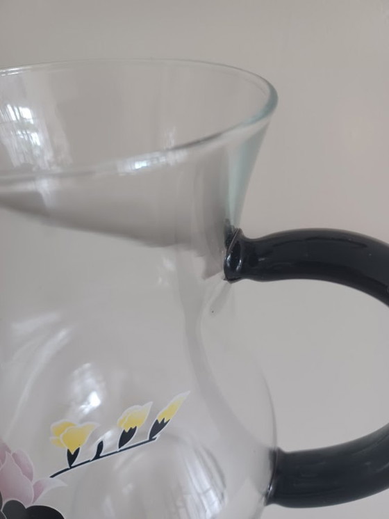 Image 1 of Luminarc "Anaïs" Carafe Set - An icon of 1980s glass design