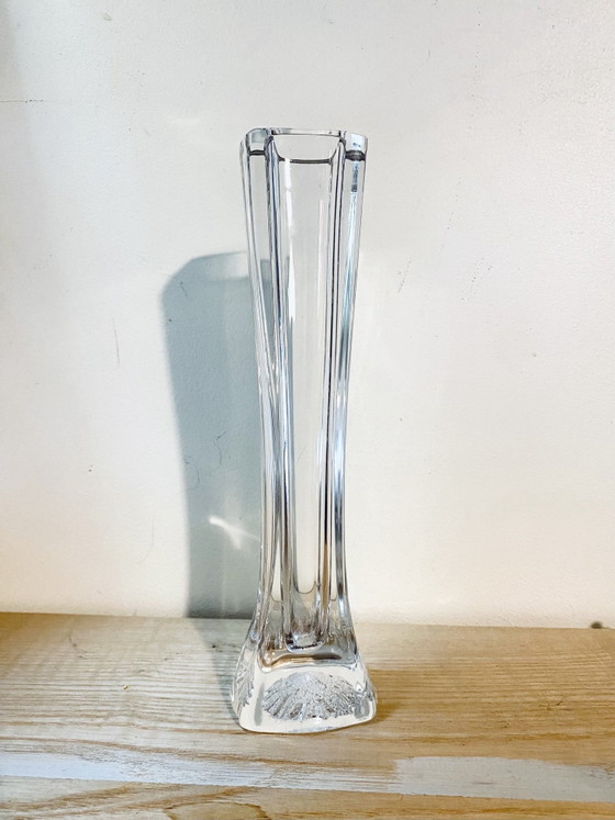 Vaso soliflore in cristallo Daum France, Vasi, Trasparente (foto 6 di 6)