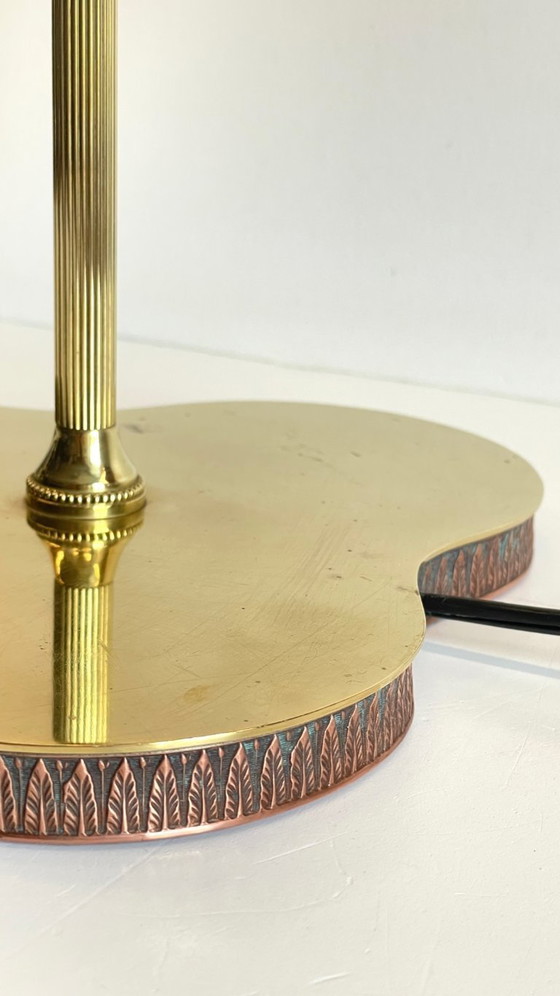 Image 1 of LAMPADA VINTAGE Clover IN OTTONE MASSICCIO