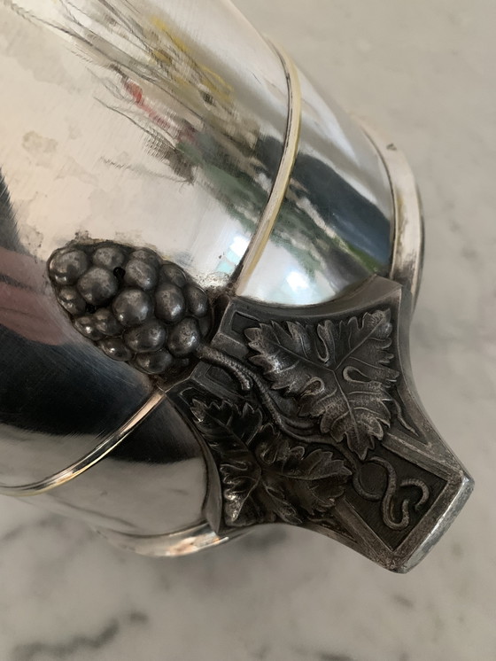 Image 1 of Antico refrigeratore per champagne G Chauvet freres placcato in argento