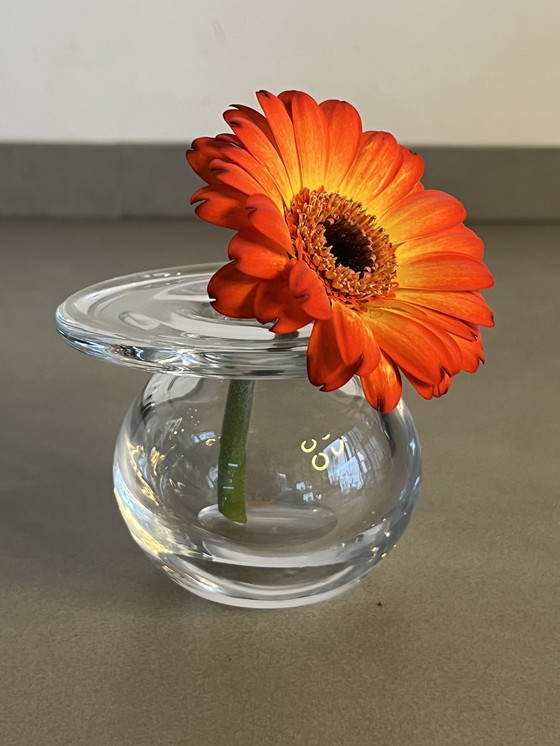 Image 1 of vintage "Saturnus" art glass vase designed by Nanny Still for Riihimäen Lasi Oy, Finland