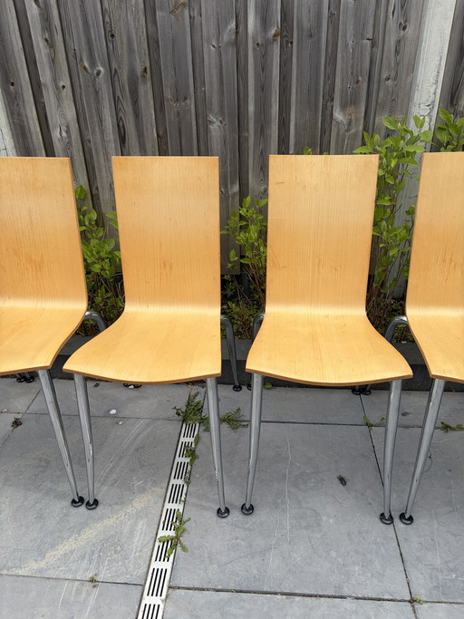 6 sedie vintage Driade Philippe Stark Olly Tango