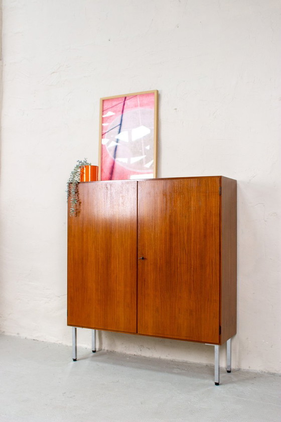 Credenza alta vintage in noce, anni '60 – Credenze alte (photo 3 of 15)
