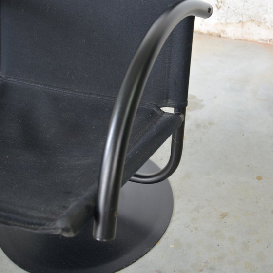 Image 1 of 1x drehbarer Canvas-Stuhl