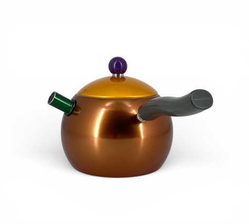 Rara teiera dal design postmoderno – Recipiente da cucina, Giappone | Anni '80 | Stile Memphis