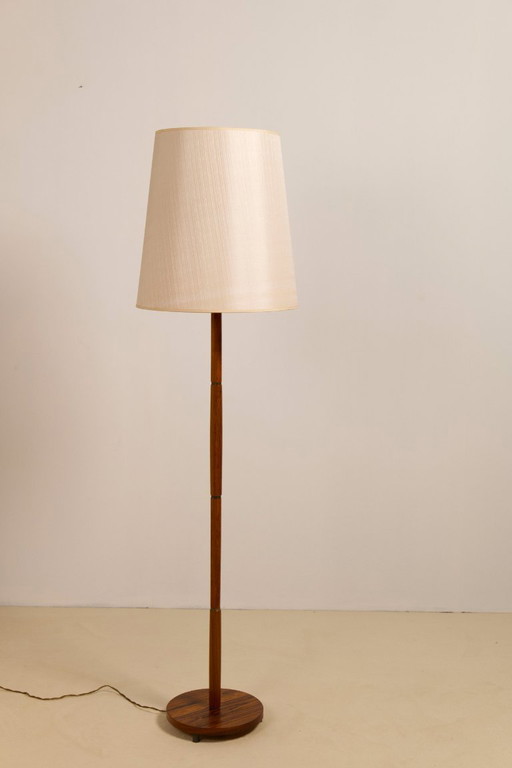 Rosewood floor lamp, danish design, 1960s