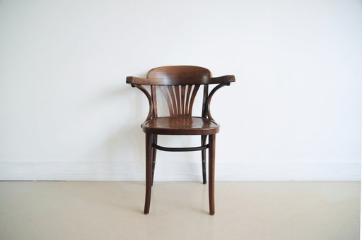 brown wooden bistro chair