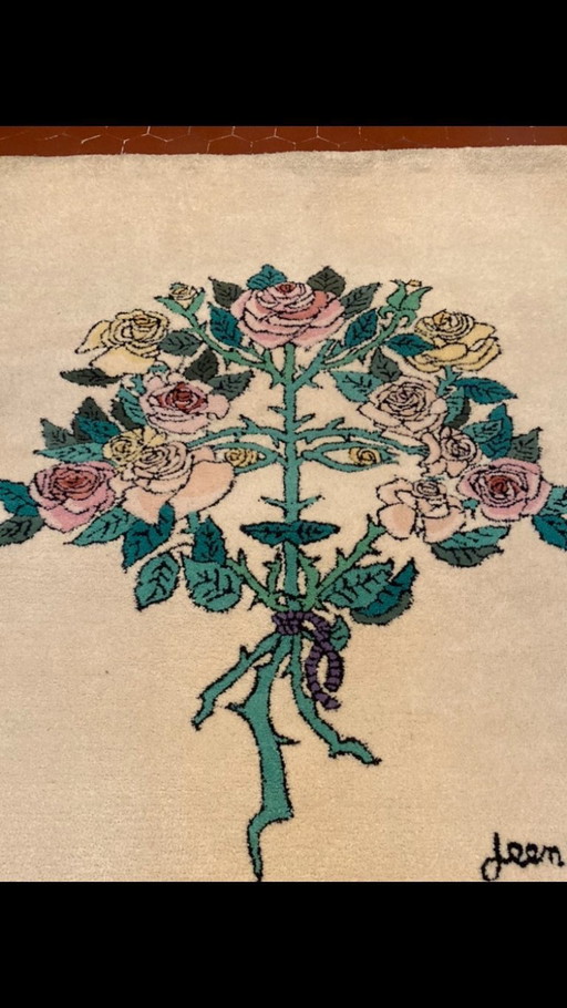 Jean Marais - Tapestry Signed 1965 Ateliers de Cogolin