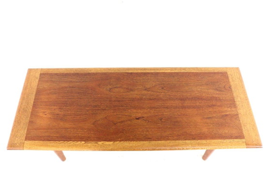 Tavolino da caffè vintage in teak e rovere, restaurato, stile metà secolo. – Tavolini da caffè, Wood (photo 10 of 17)
