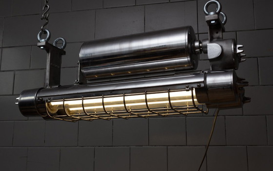 Image 1 of Industrial Japanese Hanging Tube Light from Kokosha Osaka, 1980s