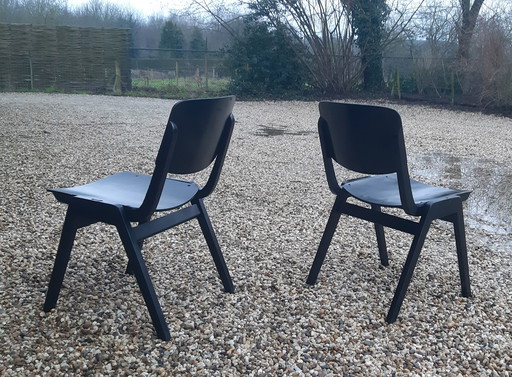 Set of 2 Thonet dining room chairs 1960s