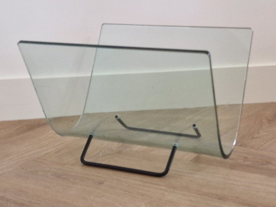 Image 1 of Fiam Glas-Zeitungs- und Zeitschriftenhalter