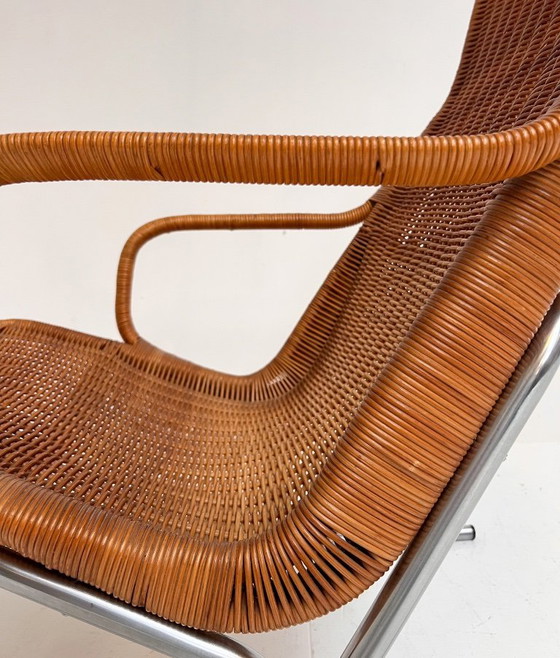 Image 1 of Modell 514 Rattansessel von Dirk Sliedregt, 1970er Jahre
