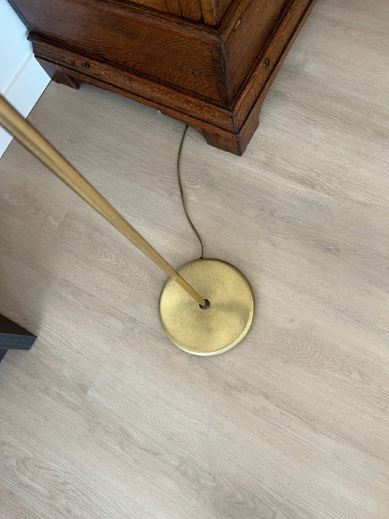 Élégante lampe de lecture en laiton avec variateur et réglable – Lampadaires, Métal (photo 4 of 5)