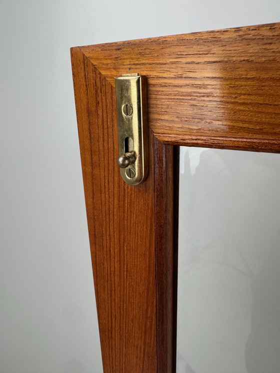 Vetrina danese in teak, Danimarca, anni '60 – Mobile bar, Wood, Glass (photo 4 of 13)
