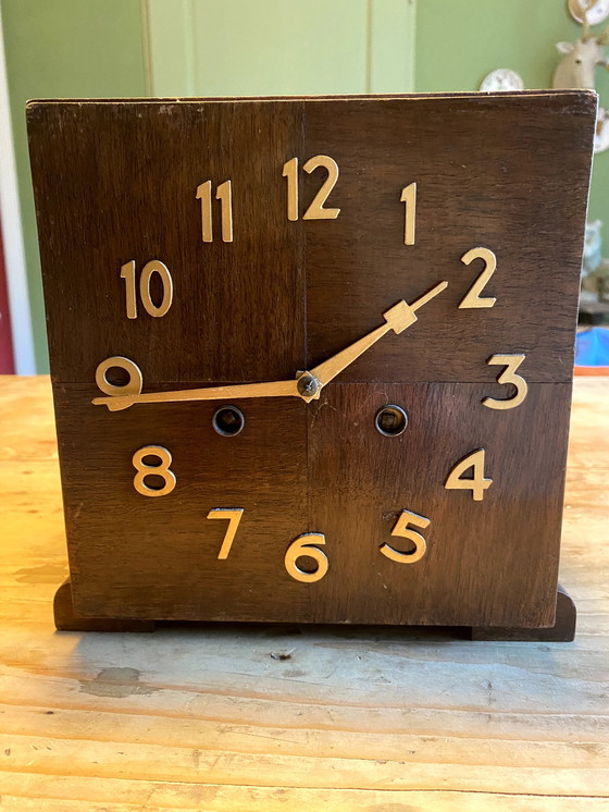Image 1 of Amsterdam school clock 1920