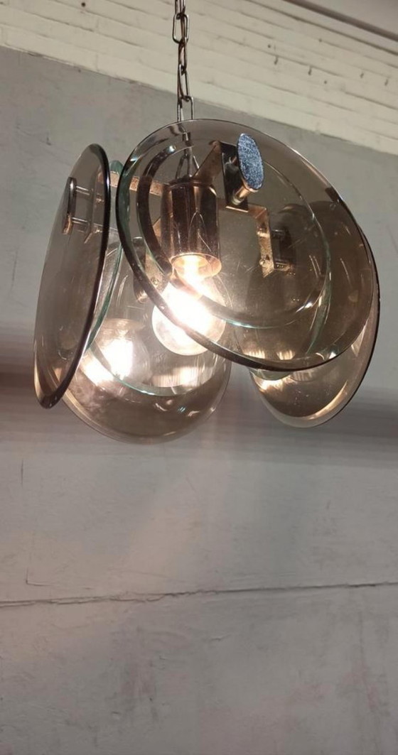 Image 1 of Lampada a sospensione italiana vintage Veca