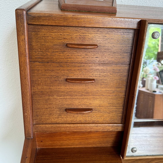 Image 1 of Secrétaire vintage danois avec miroir