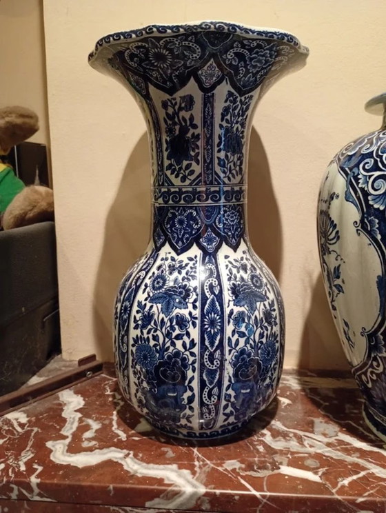 Image 1 of Delft blue vases