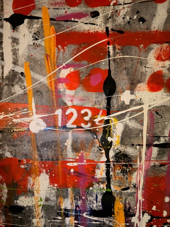 Painting 'City' by Erik Zwezerijnen – Paintings & Drawings, Canvas (photo 5 of 5)