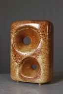 Roberto Rigon & Bertoncello Ceramiche - Vaso traforato, design italiano, anni '70