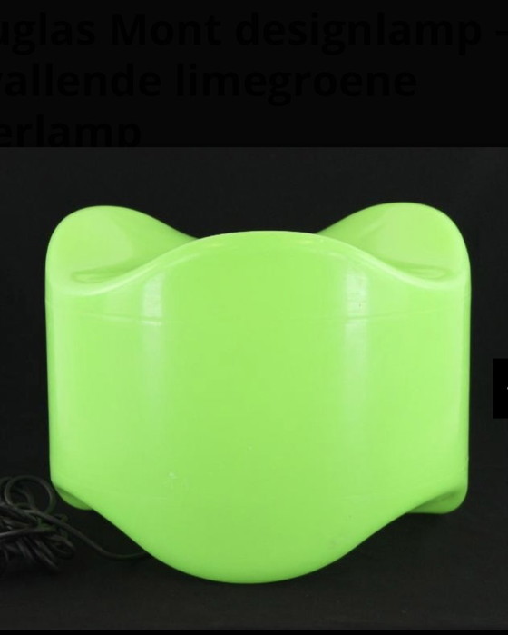 Image 1 of  Douglas Mont “Wave” Design Lamp by Bergés SA
