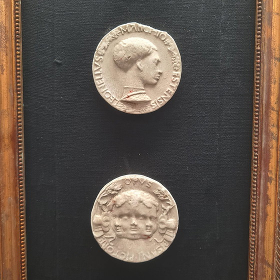 Image 1 of Moulages en plâtre anciens de Leonello d'Este, vers 1900