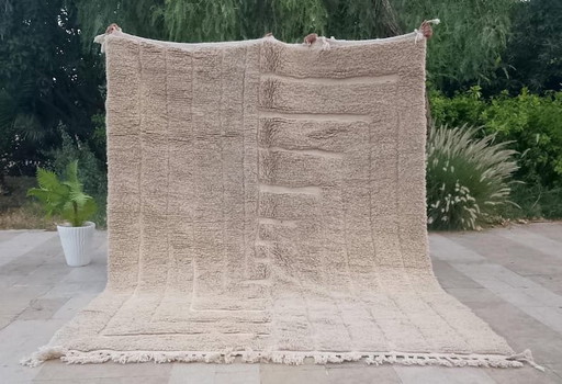 Authentic natural pure wool rug, size 150/250 cm