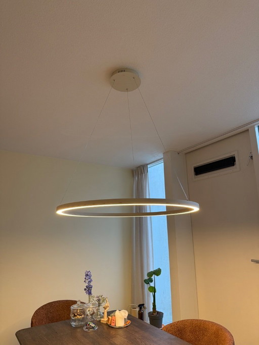 Qazqa lamp rond design beige