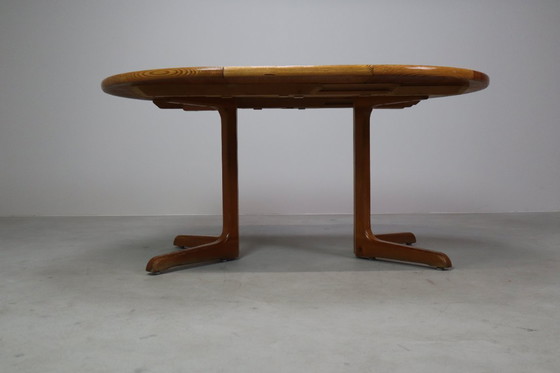 Image 1 of Scandinavian solid pine extendable dining table
