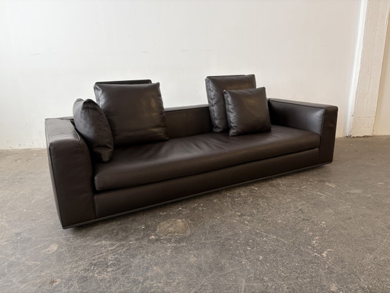 Minotti Powell Canapé Designer Cuir – Canapés 3 places, Leather (photo 4 of 14)