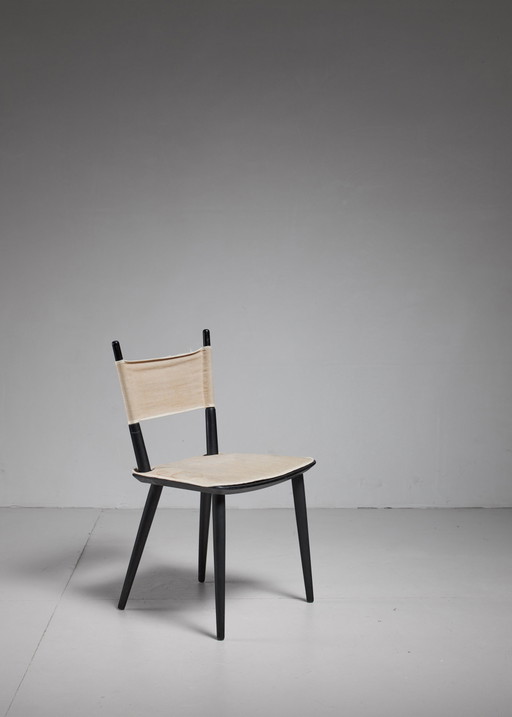 Morgen Baekman J108 Bijzetstoel, Denemarken, jaren 50
