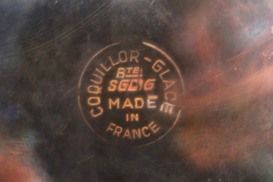 Image 1 of Coquillor butter dish in silver-plated metal, 1950s/60s