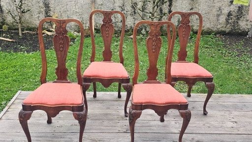 Stoel in Queen Anne/Chippendale-stijl – eetkamerstoelen, Wood (photo 2 of 9)